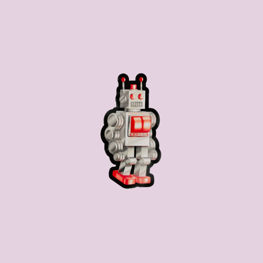 Robo Charm Pin